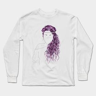 Hair, no face Long Sleeve T-Shirt